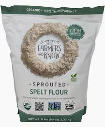 One Degree Sprouted Spelt Flour, Organic