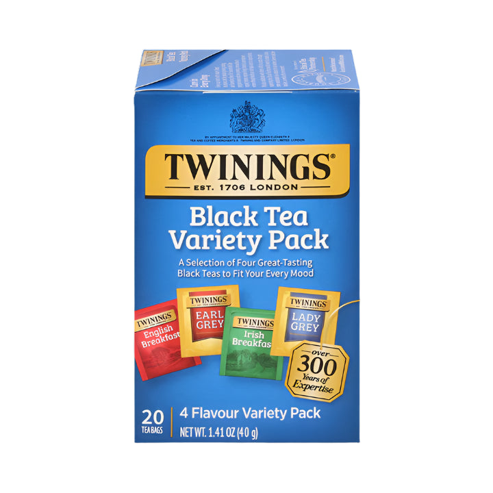 Twinings, Black Tea Variety Pack, 20 Tea Bags, 1.41 oz (40 g)